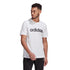 T-shirt bianca adidas Essentials Embroidered Linear Logo, Abbigliamento Sport, SKU a722000093, Immagine 0